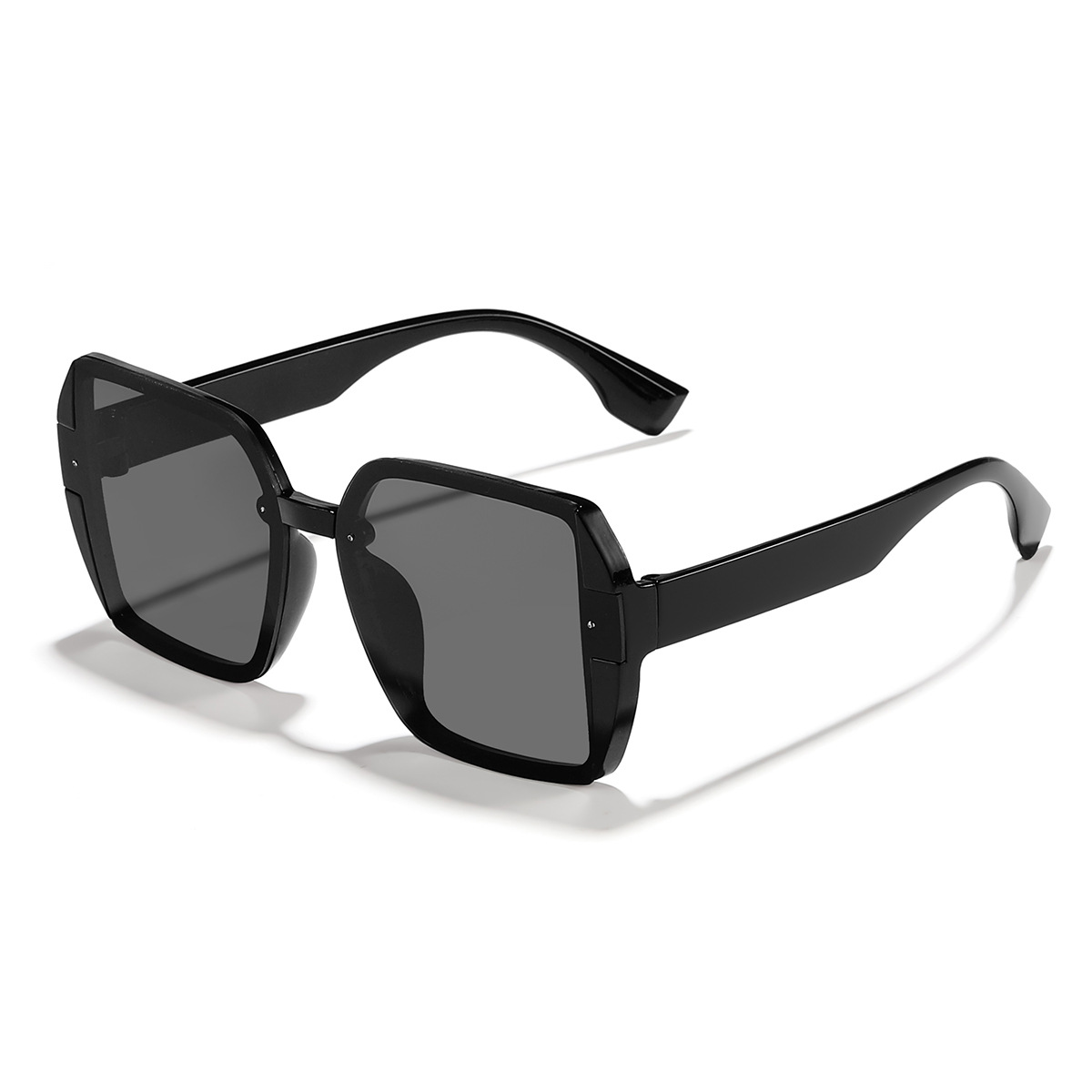 Nuevo estilo coreano elegante marco cara-mirando pequeñas gafas de sol pc personalidad europea y americana femenina ins estilo desgaste esencial gafas de sol de protección solar