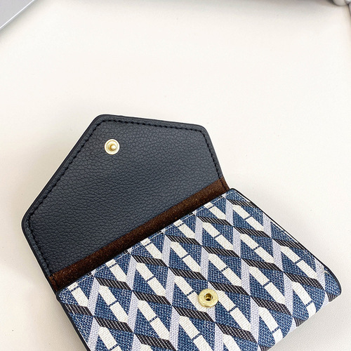 Cross-border  trendy Korean version simple wallet women's short European and American retro versatile folding small wallet card holder coin purse