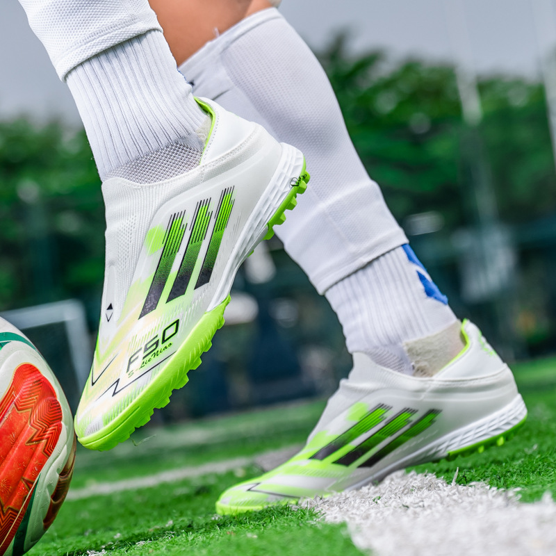 TF transfronterizo zapatos de fútbol infantiles zapatos de entrenamiento profesional para adultos y estudiantes adolescentes AG zapatos de fútbol de clavos largos