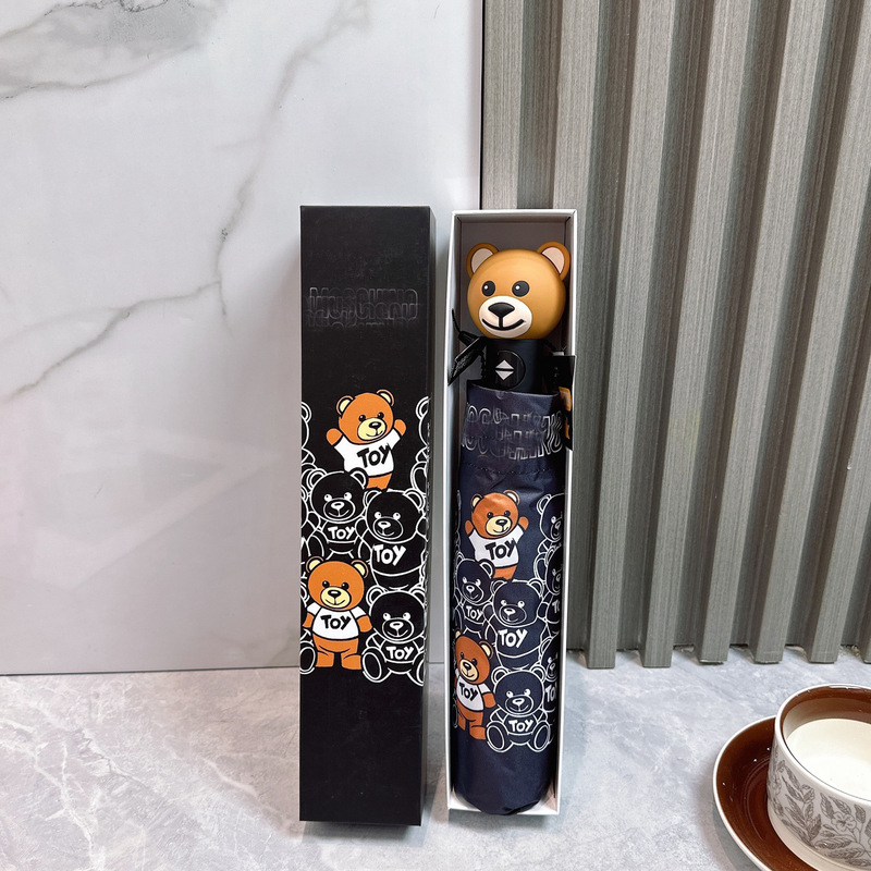 Bear New Umbrella 70% off Fully Automatic Sun Protection Uv Protection Sun Umbrella Rain Umbrella Vinyl Big Brand Parasol