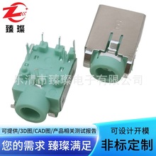 耳机插座正功能音频座反功能PJ-343D双声道音频3.5音频耳机插座