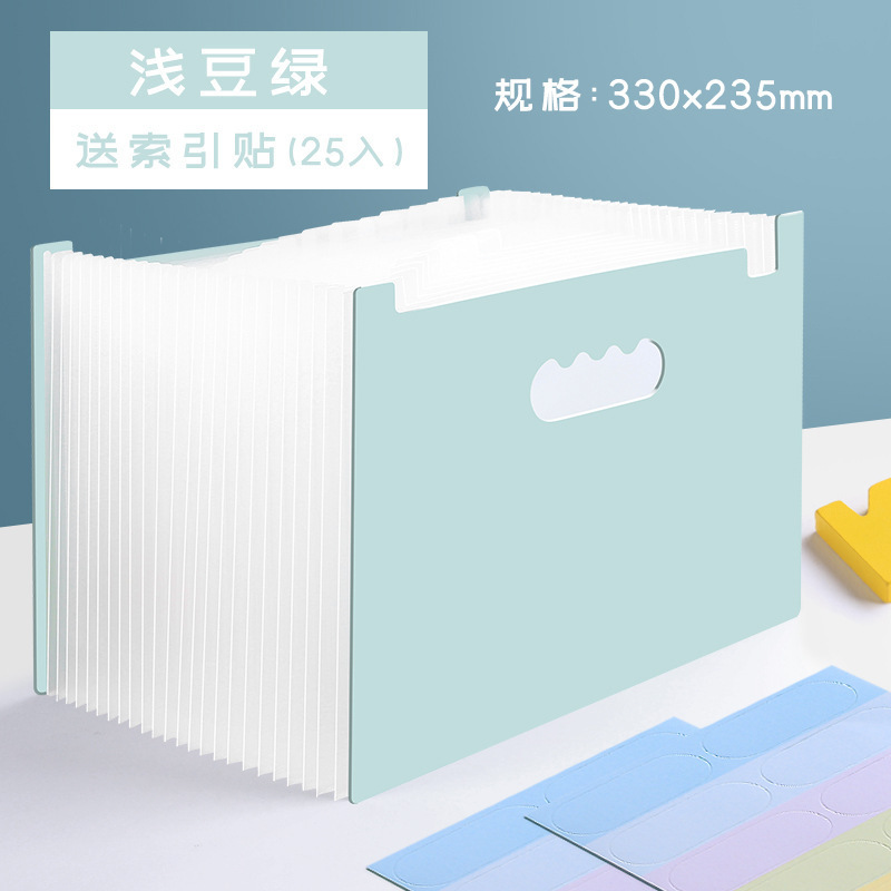 Bolsa de órgano vertical carpeta portátil multicapa retráctil para estudiantes de almacenamiento de gran capacidad para organizar artefactos mágicos