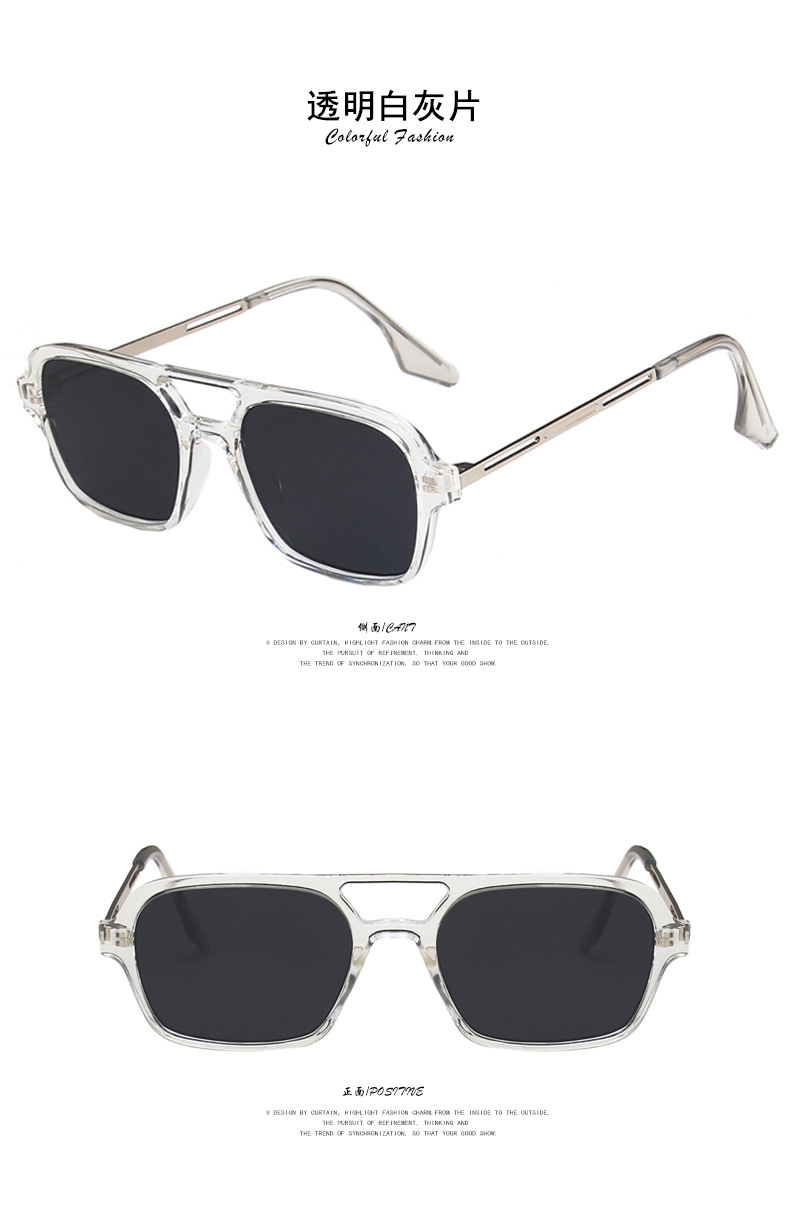60g Weight UV400 Protection Lens Material Outdoor, Travel, Party, Fishing Occasion Women'S, Men'S, Unisex Gender Elegant, Hip-Hop, Retro, Fashion Style Grey, Green, Blue, Transparent, Black Color Elegant Hip-Hop Retro UV400 Protection Women's Sunglasses 10