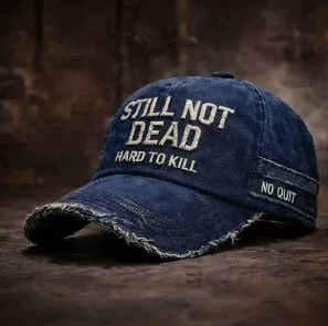 Amazon's Popular Embroidered Baseball Cap Cross-Border Stillnotdead Peaked Cap Outdoor Sports Sun Protection Men's Hat