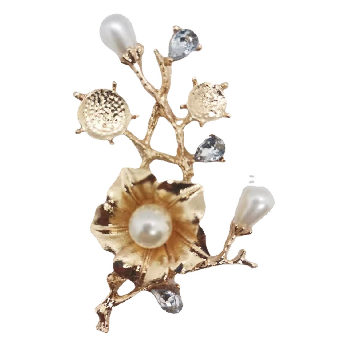 DIY ancient Chinese style clothing Chinese jewelry accessories handmade homemade hairpin hair crown alloy round fan bridal accessories