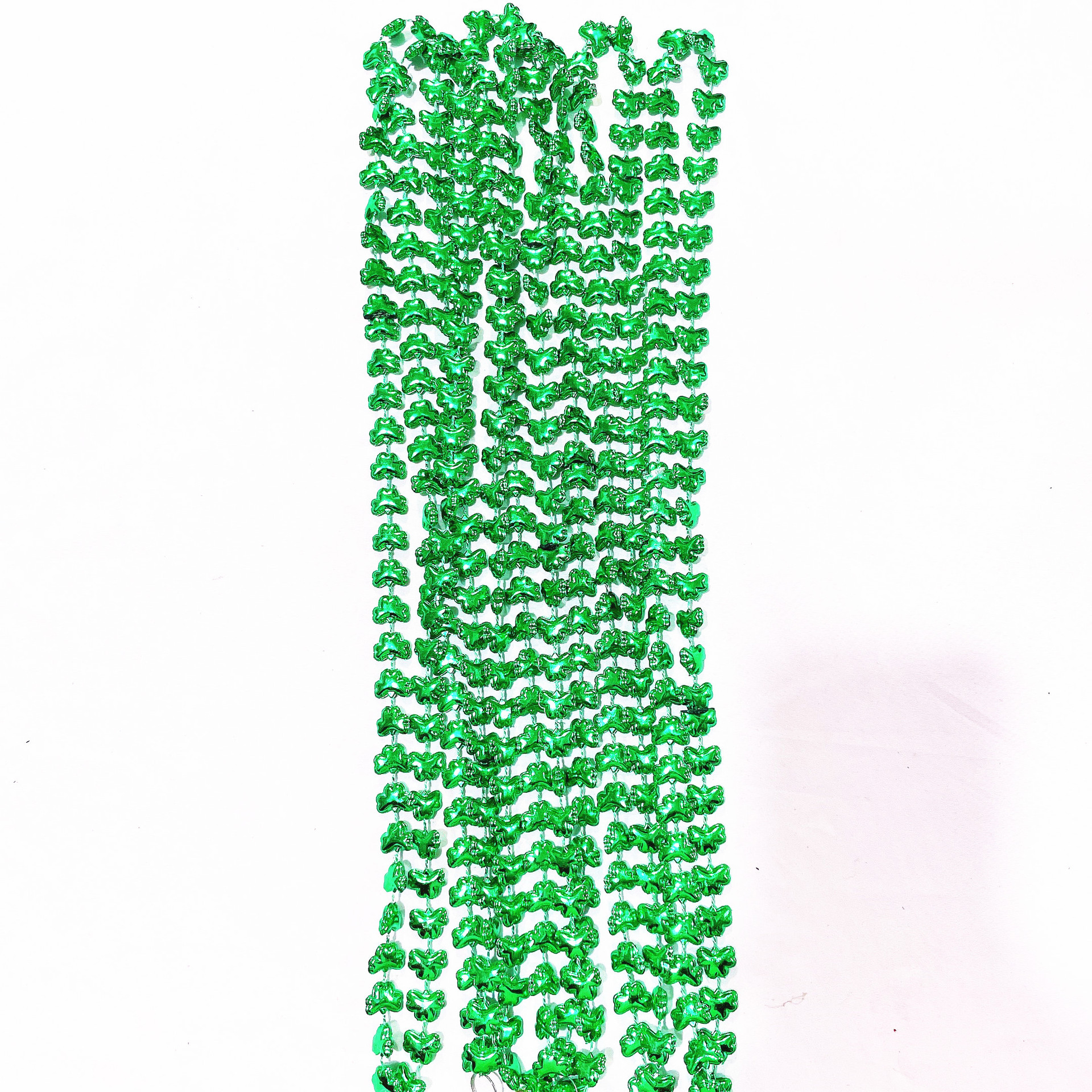 Collar de San Patricio Collar de día de Irlanda Cadena de cuentas de trébol Festival Carnaval Fiesta Cadena de cuentas Exclusivo transfronterizo