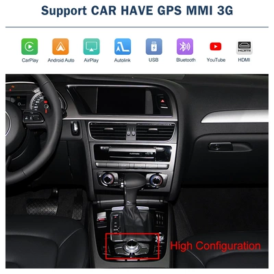 RoAd Engine Interconnection Wireless CArPlAy Is SuitAble for Audi A4 A5 2009-2015 Decoder Mode (Simsiz CarPlay və Android Auto) - high-configuration-q5uq5u