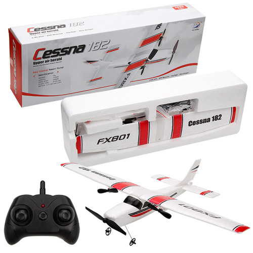 Flying Bear FX801 remote control aircraft Cessna 182 fixed wing remote control foam aircraft model aircraft toy glider