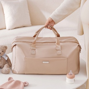 Fashionable Satchel Foldableing Bag for Men, Large-Capacity Storage Travel Bag, Short-Distance Lightweight Luggage Bag, Simple Luggage Bag for Women