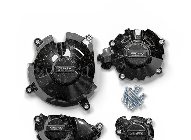 Suitable for Triumph Speed ​​Triple Rs 1050 Modified Engine Engine Protective Cover Anti-Fall Side Cover