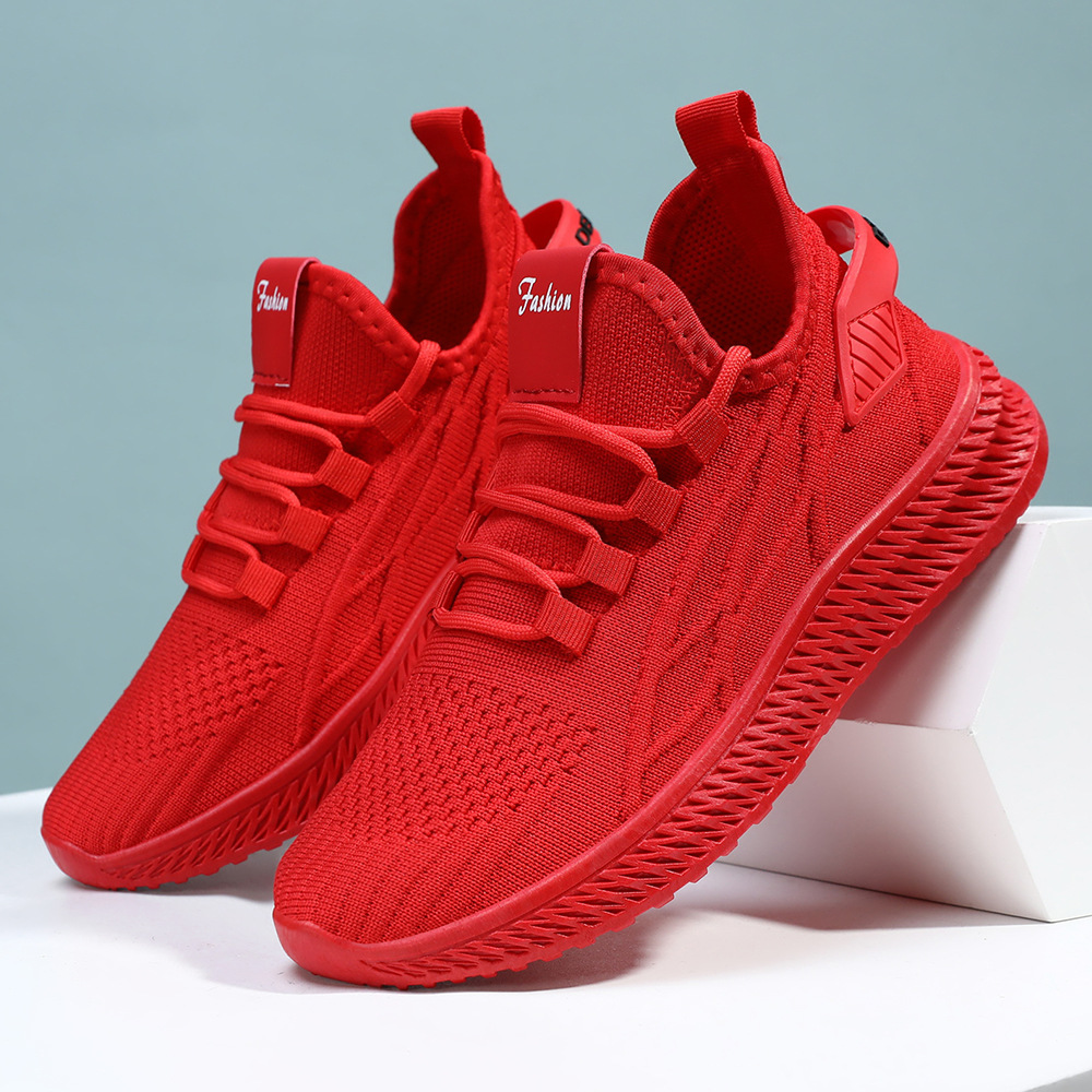 Zapatos de mujer, novedad de primavera, tallas grandes, zapatos planos de suela suave, populares, casuales, modernos, de malla, transpirables, deportivos.