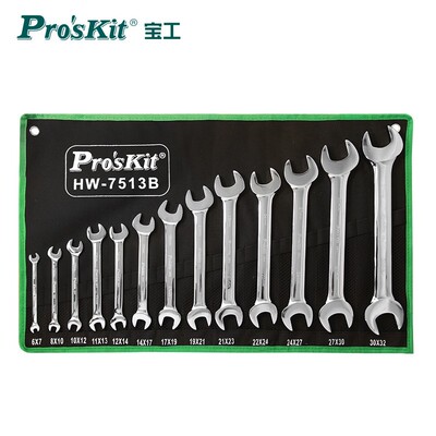 Pro'skit HW-7509b 9-часовая зеркальная полировка двойного открытия гаечной группы Auto Repair