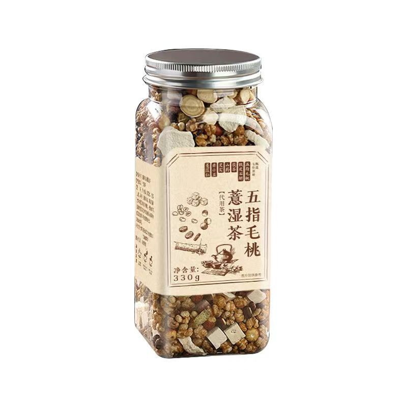 Wuzhi Maotai Yi Shi Herbal Tea 330g Canister Ficus Hirsuta Poria Coix Dampness Support Blend overview