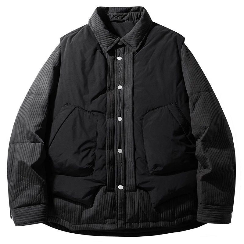 Paris Buyer Independent Designer Real Two-Piece White Duck down Thickeneded down Jacket Men's Winter Jacket