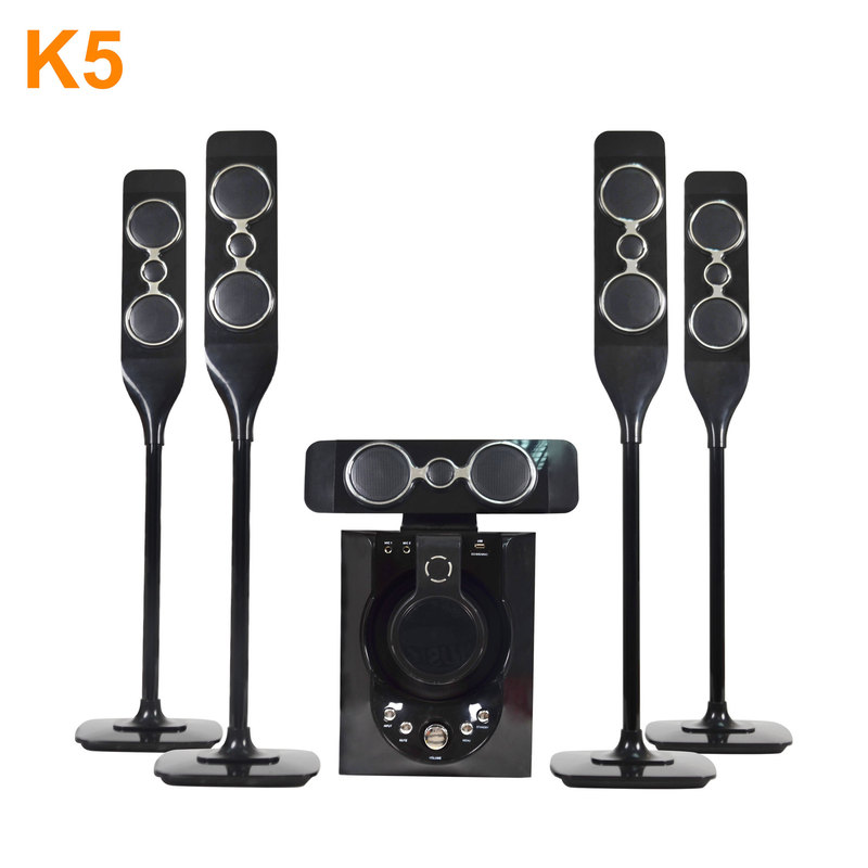 Professional 5.1 Home Theater System High Fidelity Multimedia Speaker with Subwoofer Bluetooth