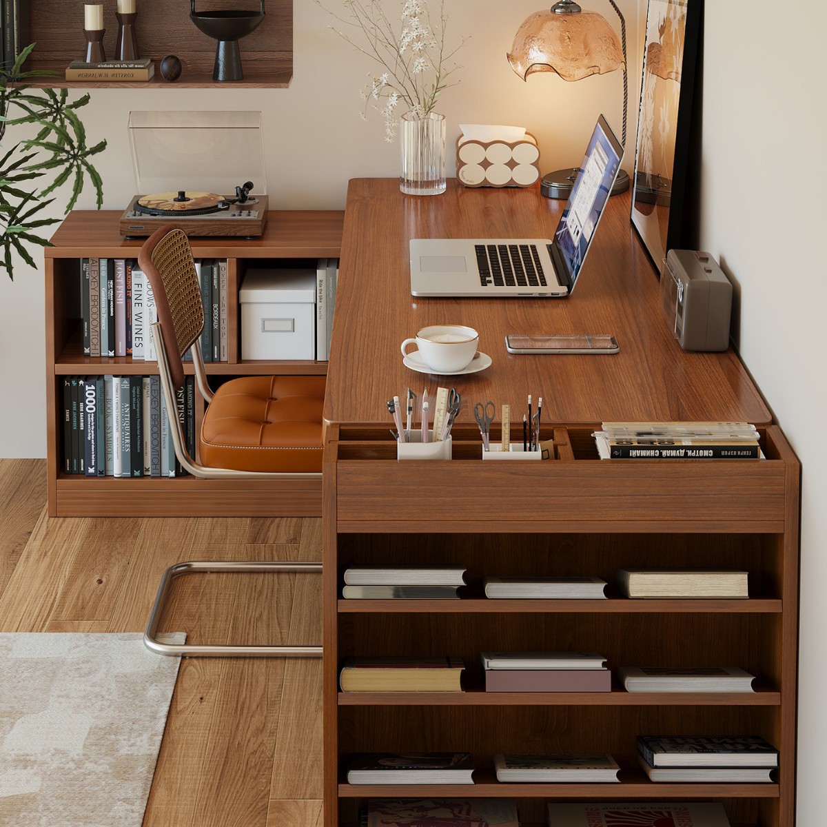 Escritorio de esquina escritorio estante de escritorio estudiantil dormitorio escritorio de escritorio casero estilo antiguo escritorio de computadora en forma de L