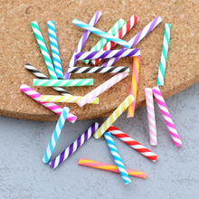 软陶巧克力棒diy奶油胶手机壳材料史莱姆填充物diy微缩吸管配件