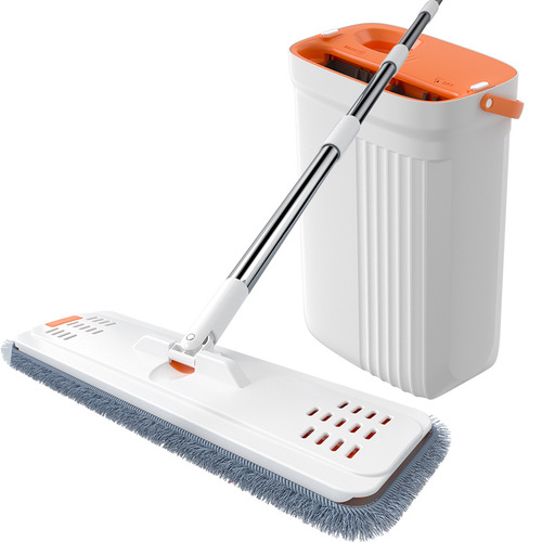 Scratch Mop Household One Mop Clean Mop Hand-Free Flat Lazy Floor Mop Bucket Mopping Artifact