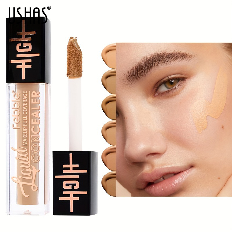 USHAS comercio exterior europeo y americano transfronterizo corrector de 6 colores bolígrafo marcas de acné manchas cubrir ojeras acné reparación impermeable