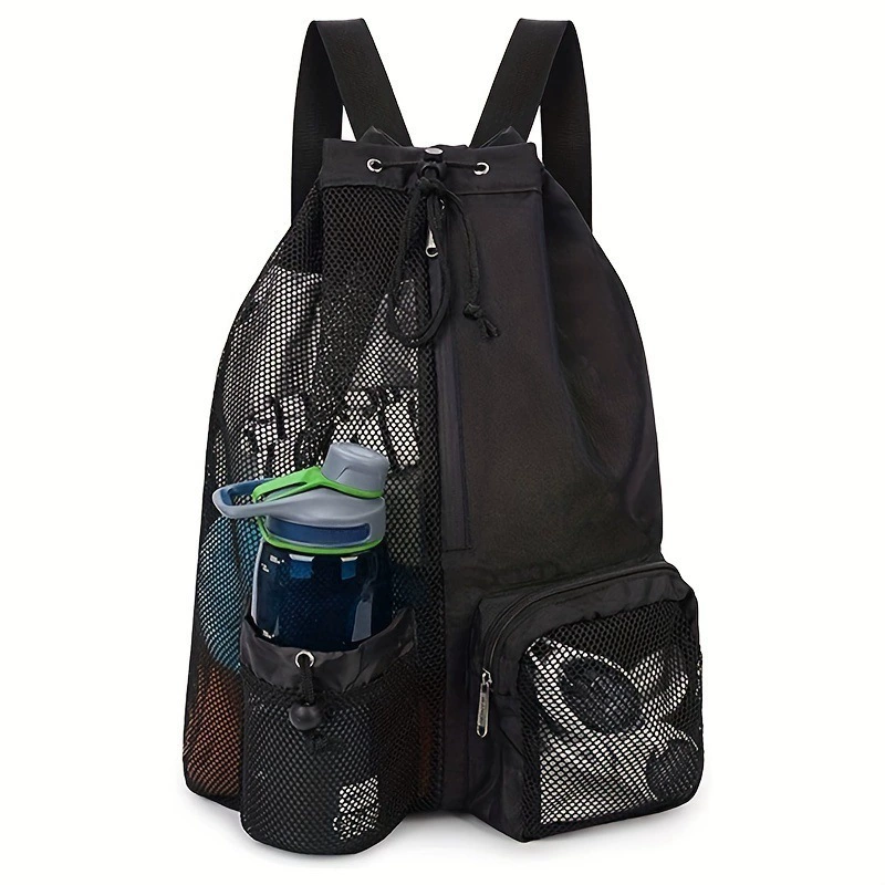 Льня bag для плавания, пляжная сумка для хранения, вместительный рюкзак для спортзала и путешествий