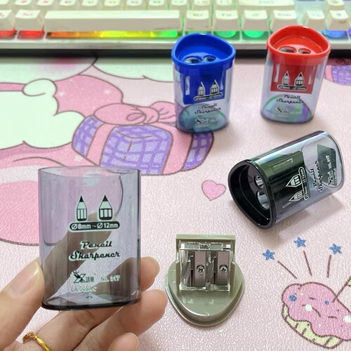 Wholesale Best Selling Double Hole Pencil Sharpener 340 Office Pencil Sharpener Large and Small Hole Pencil Sharpener Pencil Sharpener