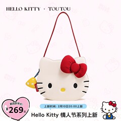TOUTOU ハローキティ サンリオ ハローキティ ハンドバッグ 猫頭型 ショルダーバッグ 漫画 女の子 かわいいバッグ