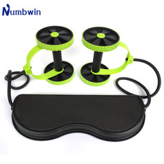 Folding abdominal wheel, adjustable auxiliary rope, five levels of strength, elastic rebound push-up rack available cross-border Amazon