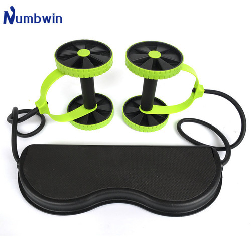 Folding abdominal wheel, adjustable auxiliary rope, five levels of strength, elastic rebound push-up rack available cross-border Amazon