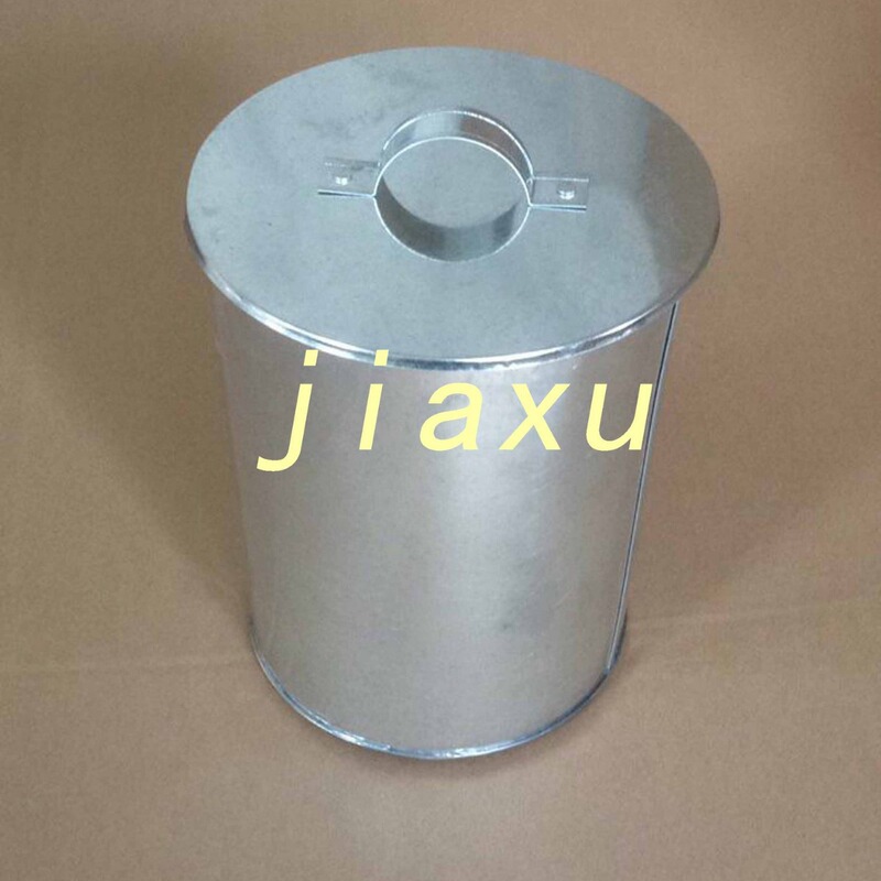 5Zw174149/50 Ship Galvanized Trash Can Iron Barrel Labor Protection Iron Cylinder Outdoor Trash Can with Lid