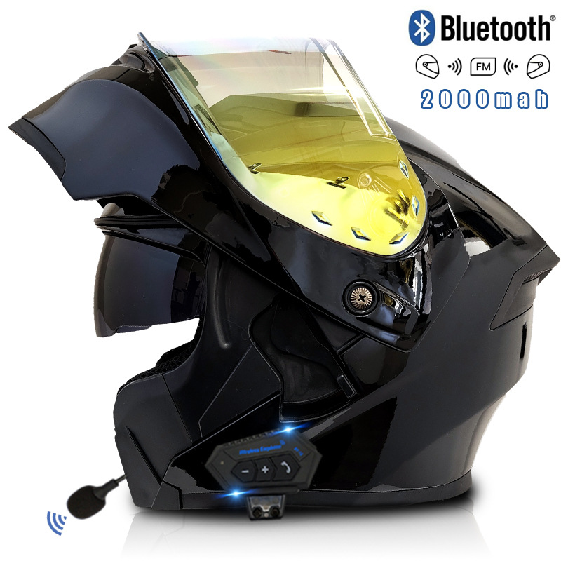 SE-밝은 블랙 나이트 비전 도금 미러-동일한 인터콤 블루투스