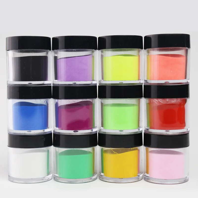 Cross-border nail art crystal powder color acrylic powder three-dimensional nail carving pollen extension tool 12 color suit wholesale Cross-border nail art crystal powder color acrylic powder three-dimensional nail carving pollen extension tool 12 color suit wholesale