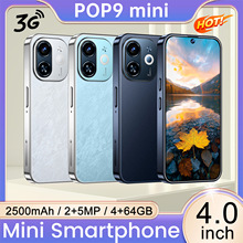 热销ozon跨境手机POP9 mini一体机卡片机4G+64GB安卓智能手机学生