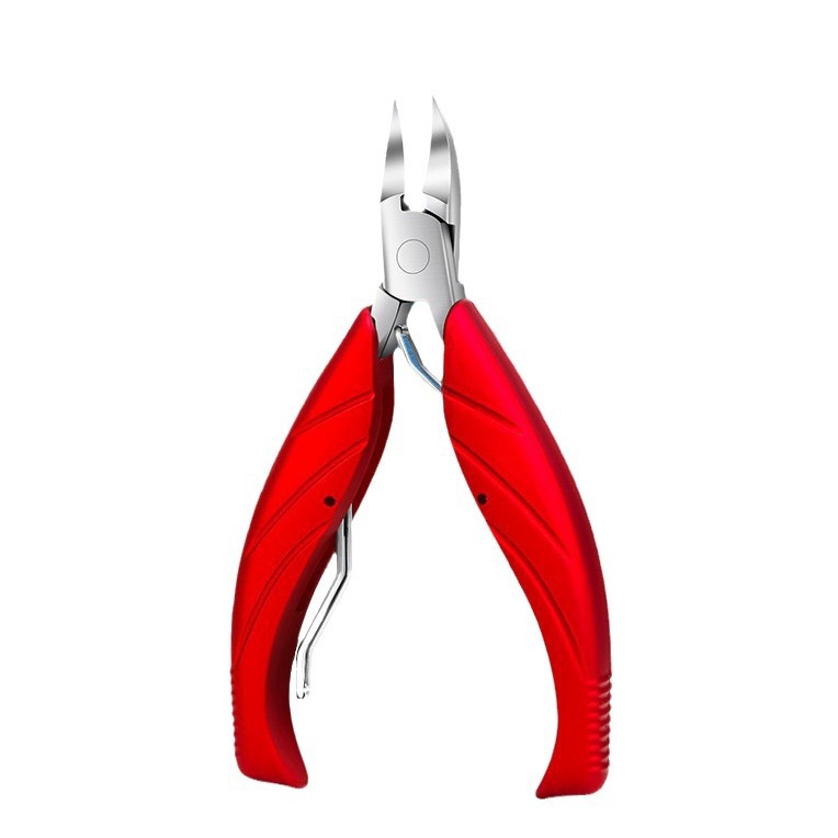 Nailcutter duro regalos de reparación gruesa gran generación de pinzas de garganta de uñas grises abertura conjunto de zanja de uñas cortadora de piel muerta boca plana