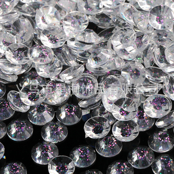 Flat-Bottomed Resin Rhinestones New Product Galaxy Series 3Mm-6Mm DIY Nail Art Rhinestones Clothing Luggage Resin Casting Accessories