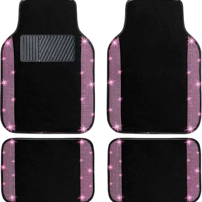 crystal velvet car floor mats, Avtomobil döşəmə paspasları - style-05-3344cm-skin-friendly-crystal-velvet