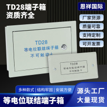 恩祥國際配電箱TD28電位聯結端子箱弱電箱防觸電防雷擊接地箱鐵