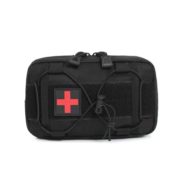Outdoor Tactical Waist Bag Vest Molle System Edc Accessory Bag Medical First Aid Kit Emergency Camouflage Portable
