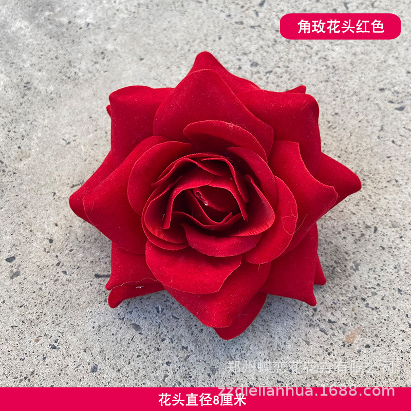 Flor artificial Rosa rojo cascada Rosa glaciar Rosa Internet celebridad Fondo pared Rosa flor pared floral arreglo floral