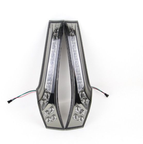 Suitable for 14-20 Models of Fit Led Pillar Lights, Tail Light Assembly, Brake Light, Driving Light, 3Rd Generation Fit Rear Bumper Pillar