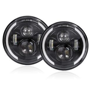 Applicable to Wrangler car headlight 7-inch round angel eye aperture far and near integrated H4-H13 JK LJ CJ