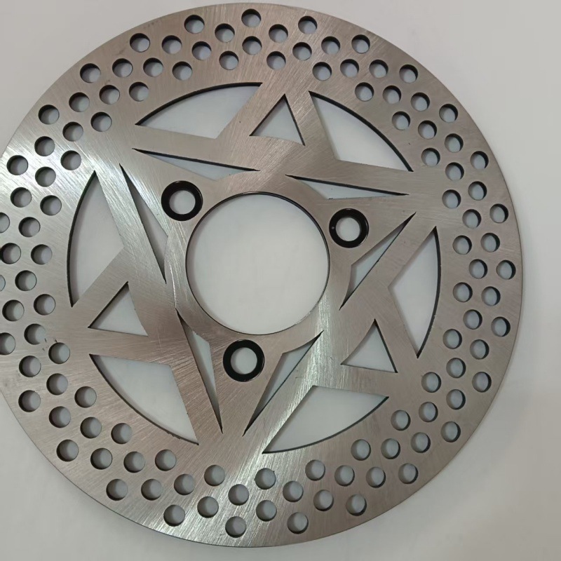 Aircraft-Grade Disc Brake Rotor 220*58*4 Thick - Hole Spacing 70, Brake Disc No. 9 for Niu, Yadea, Lujia Front Wheel, Thickened