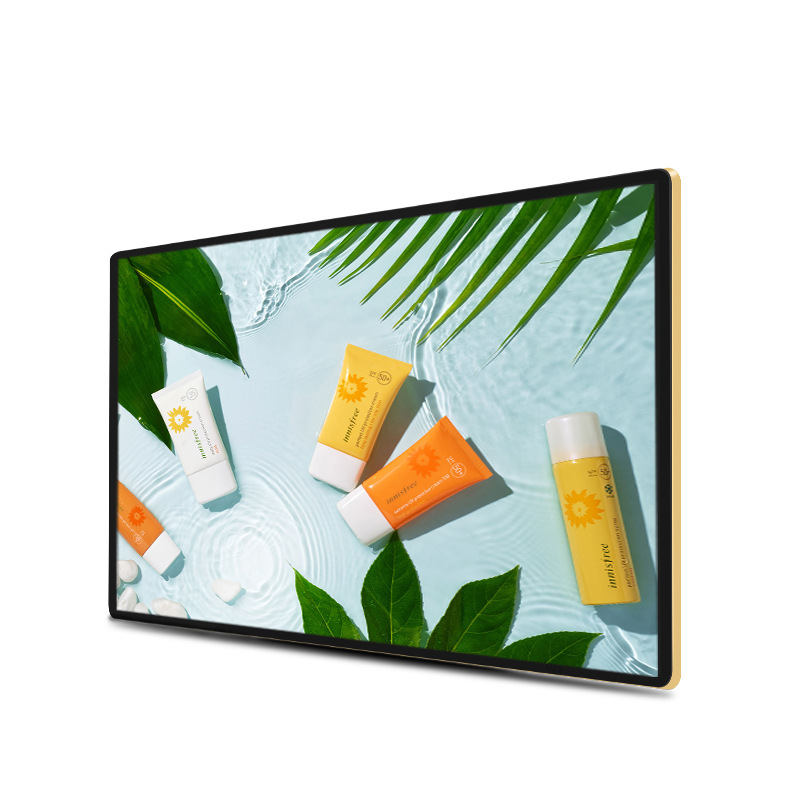 横竖屏壁挂广告机显示屏奶茶店非触摸吊挂电子视频播放器大屏幕