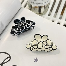 新款点钻蝴蝶高马尾发卡ins气质发夹饰品高级感精致美拉德配饰