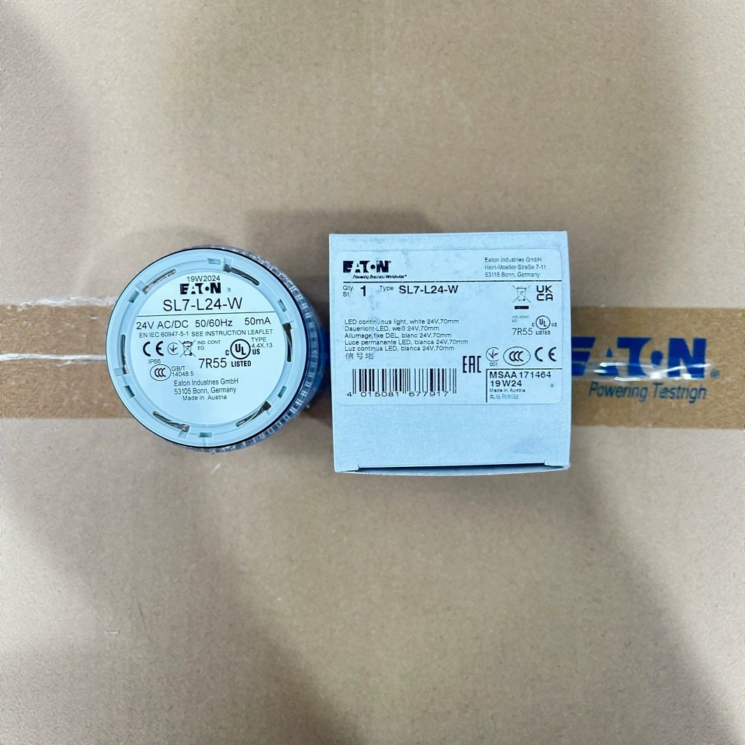 SL7-L24-W Eaton Muller Сигнальная лампа EATON, новая, оригинальная, аутентичная