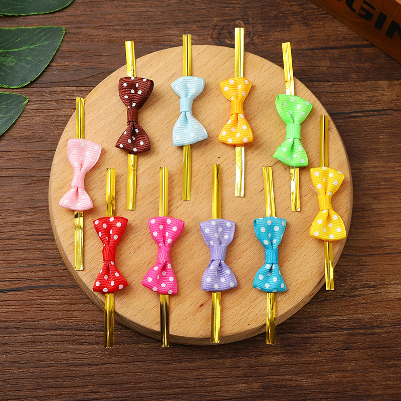 烘焙包装扎带饼干袋扎丝蝴蝶结扎糖果袋喜糖扎丝袋扎带20个100个