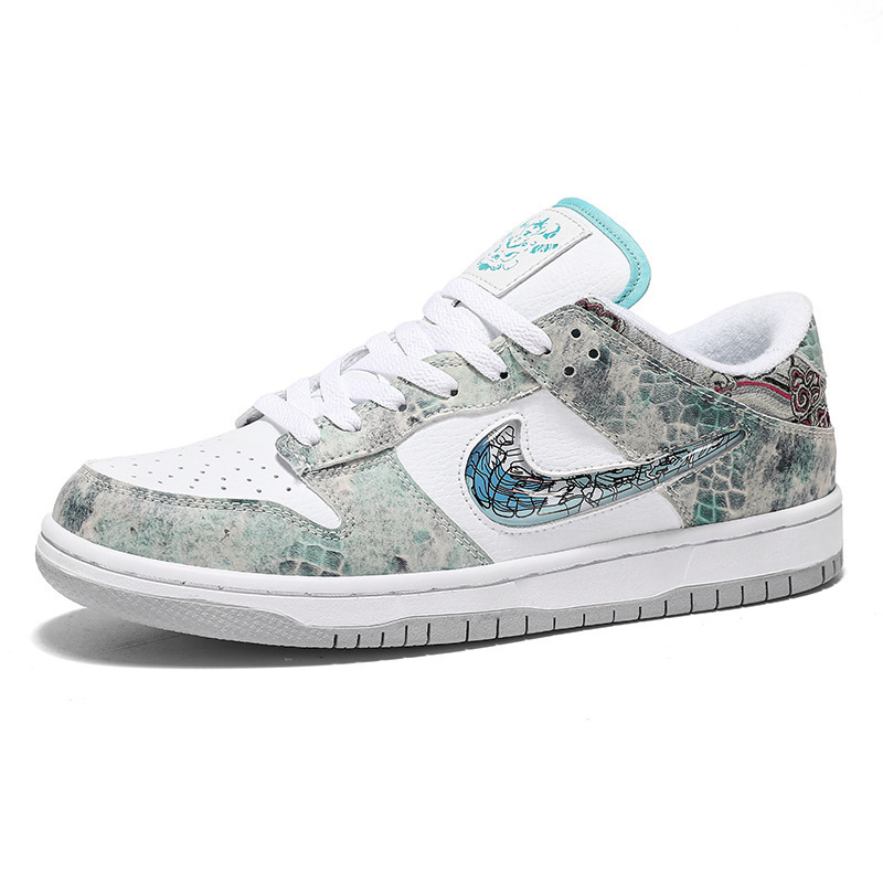 Fábrica de venta directa de Putian AJ zapatos de hombre de alto perfil marrón oscuro barbado zapatos de skate de mujer negro y blanco panda zapatos deportivos casuales mujeres