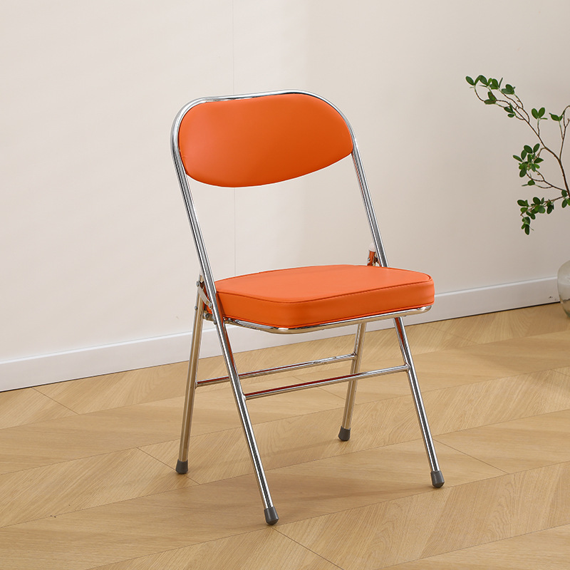 전기 도금된 다리 주황색 가죽 표면