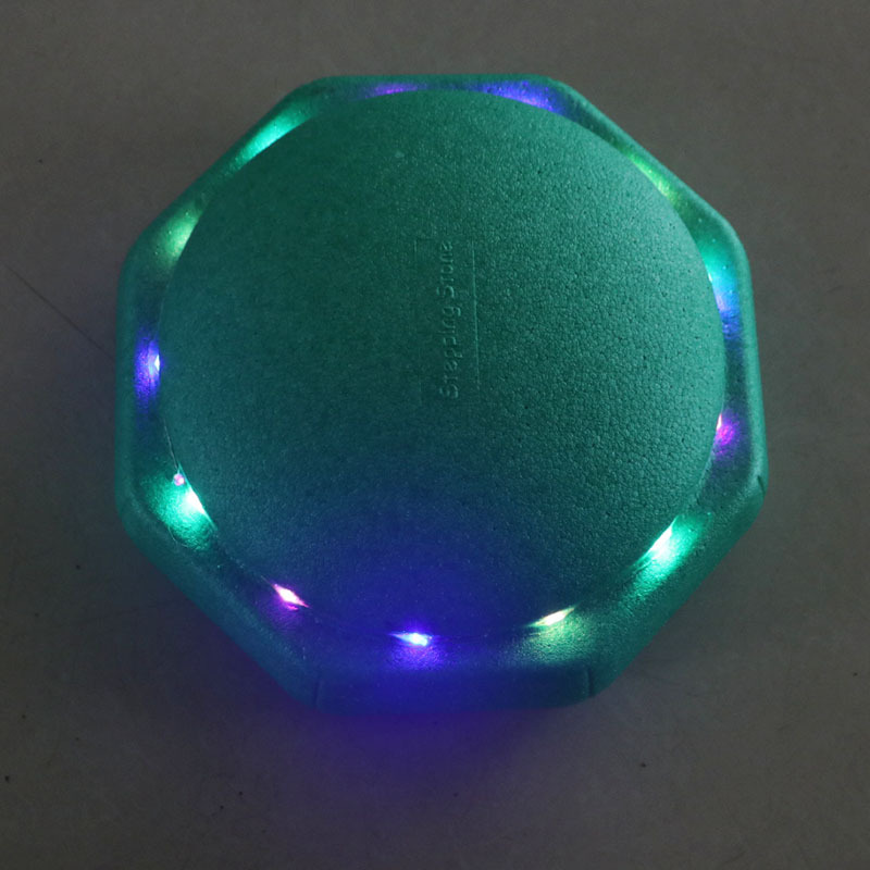 Luminoso Jenga Flor Paso a paso Jardín de infantes Educación temprana Paso a través del río Paso de piedra Sensación Equilibrio Entrenamiento Paso a través del puente Paso al por mayor