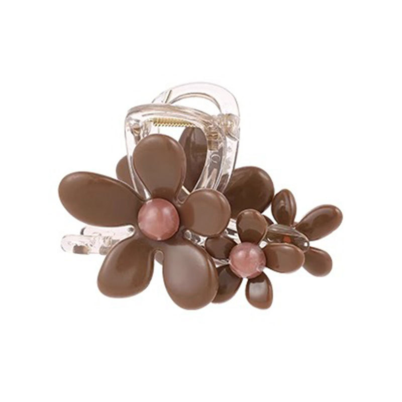 Flores retro para niños un clip de cabello para niñas 2024 nuevo clip de cabello para niñas craneos de pescado para el cabello