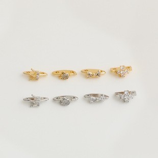 14K����ɫ��ʯ�p�׻ʹڸ�Ƭ �����Y����������� diy�Ʒ���